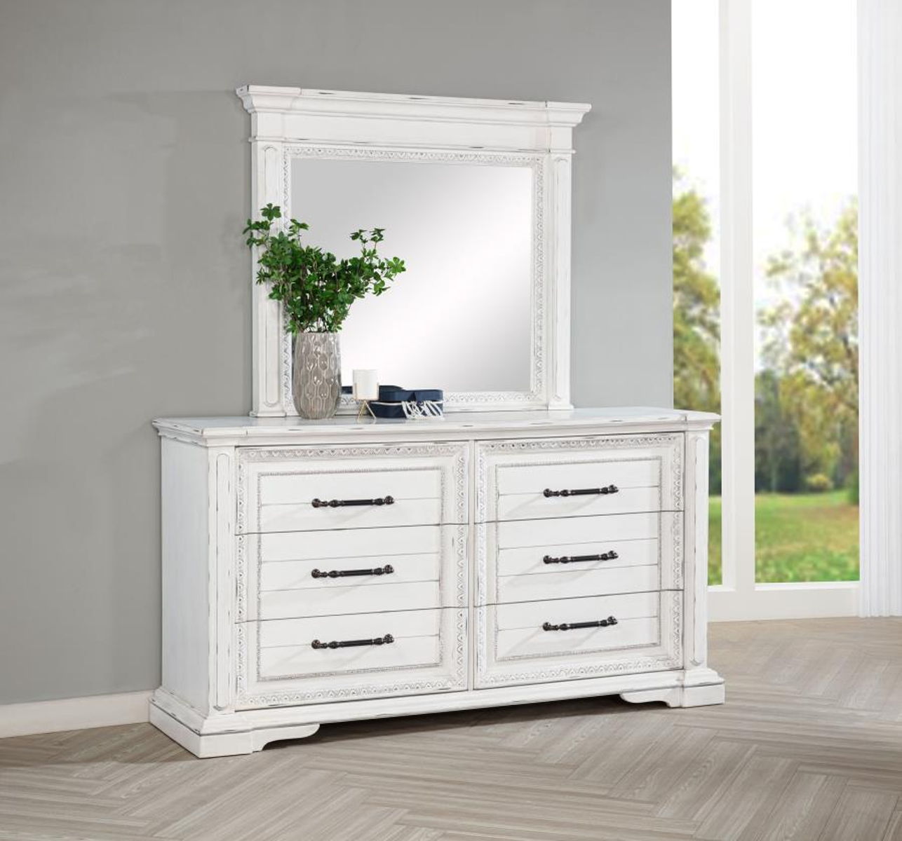 Mckinney - 6-Drawer Bedroom Dresser Cabinet - Image 2