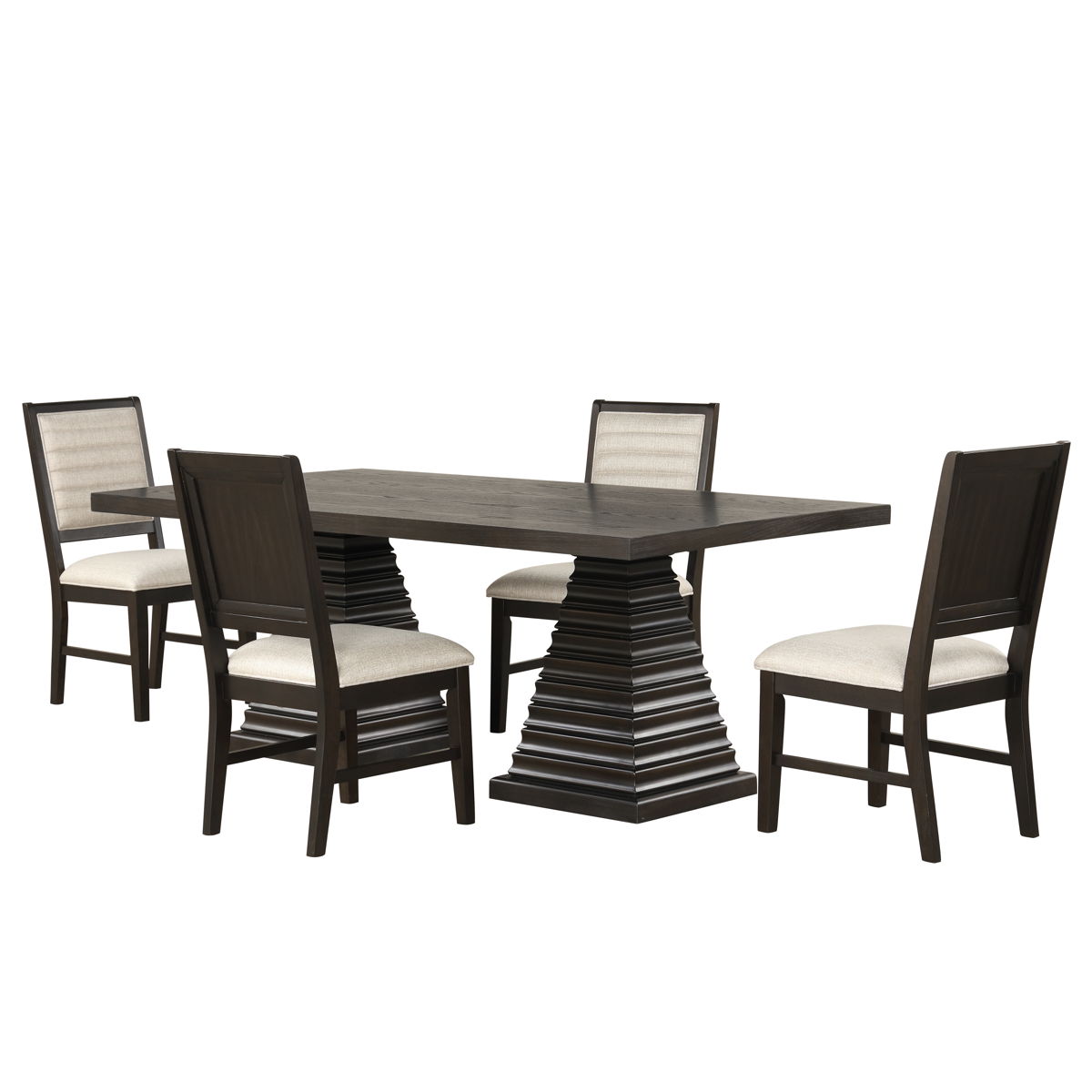 Plateau - 78" Rectangle Dining Table Set - Image 2
