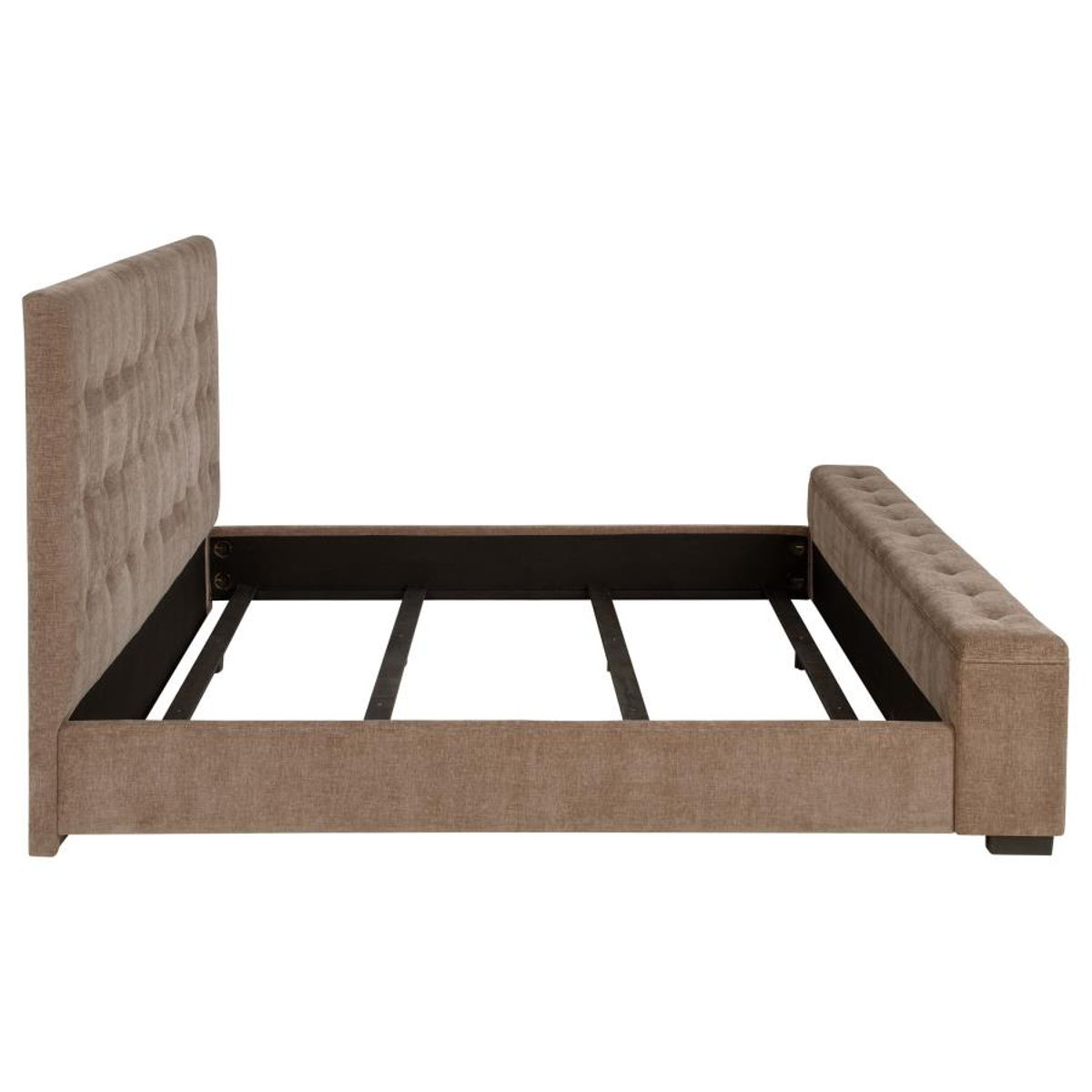 Senna - Upholstered Audio Flame Visualizer Bed - Image 32