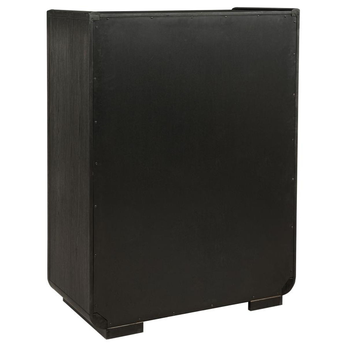 Leandro - 5-Drawer Bedroom Chest Of Drawers - Burnished Black - Image 4