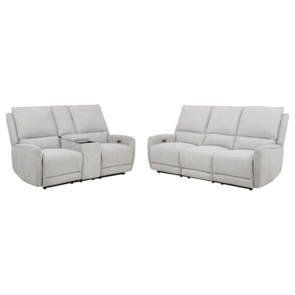 Sylmar - Chenille Power Reclining Sofa Set