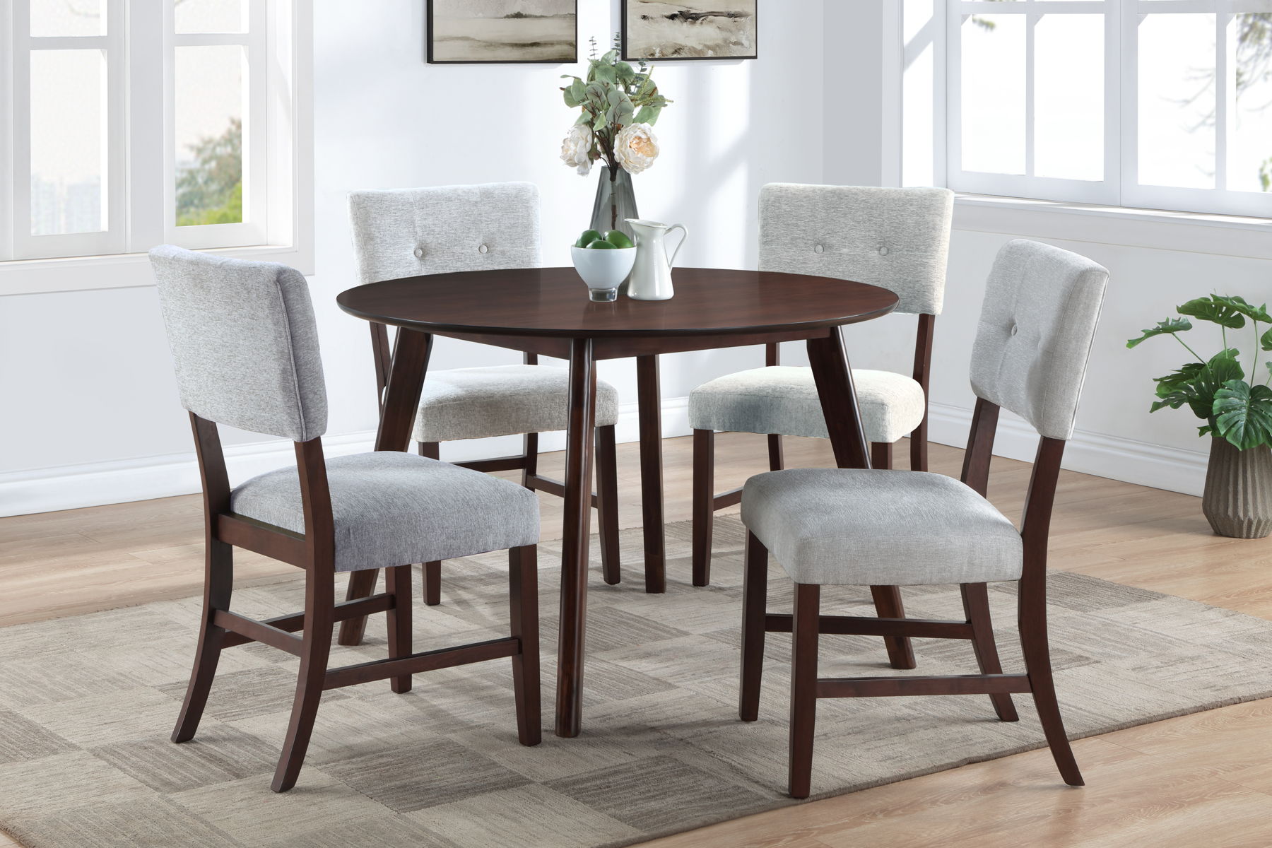 Tioga - 47" Round Dining Table Set - Image 2