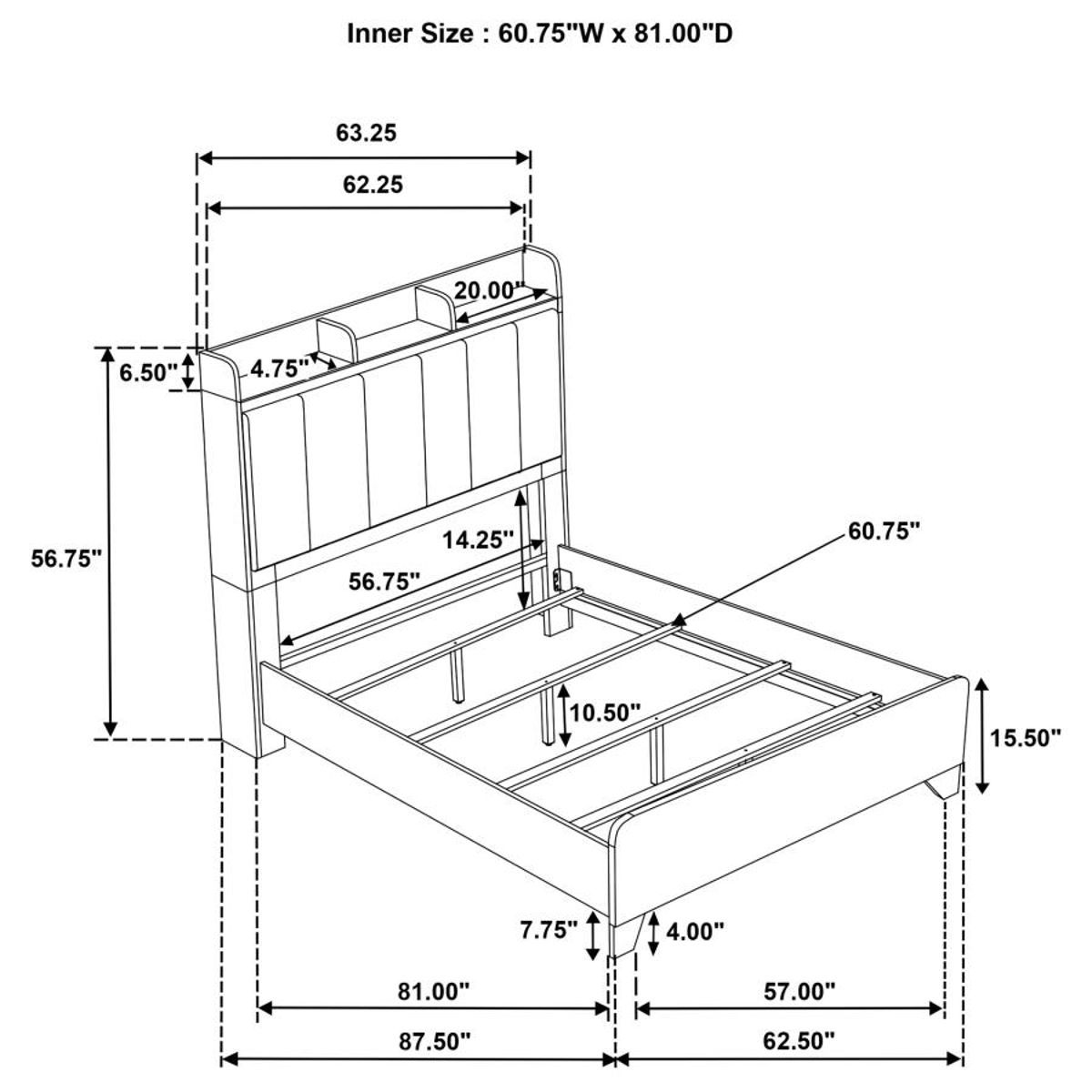 Henderson - Bookcase Panel Bed - Image 22