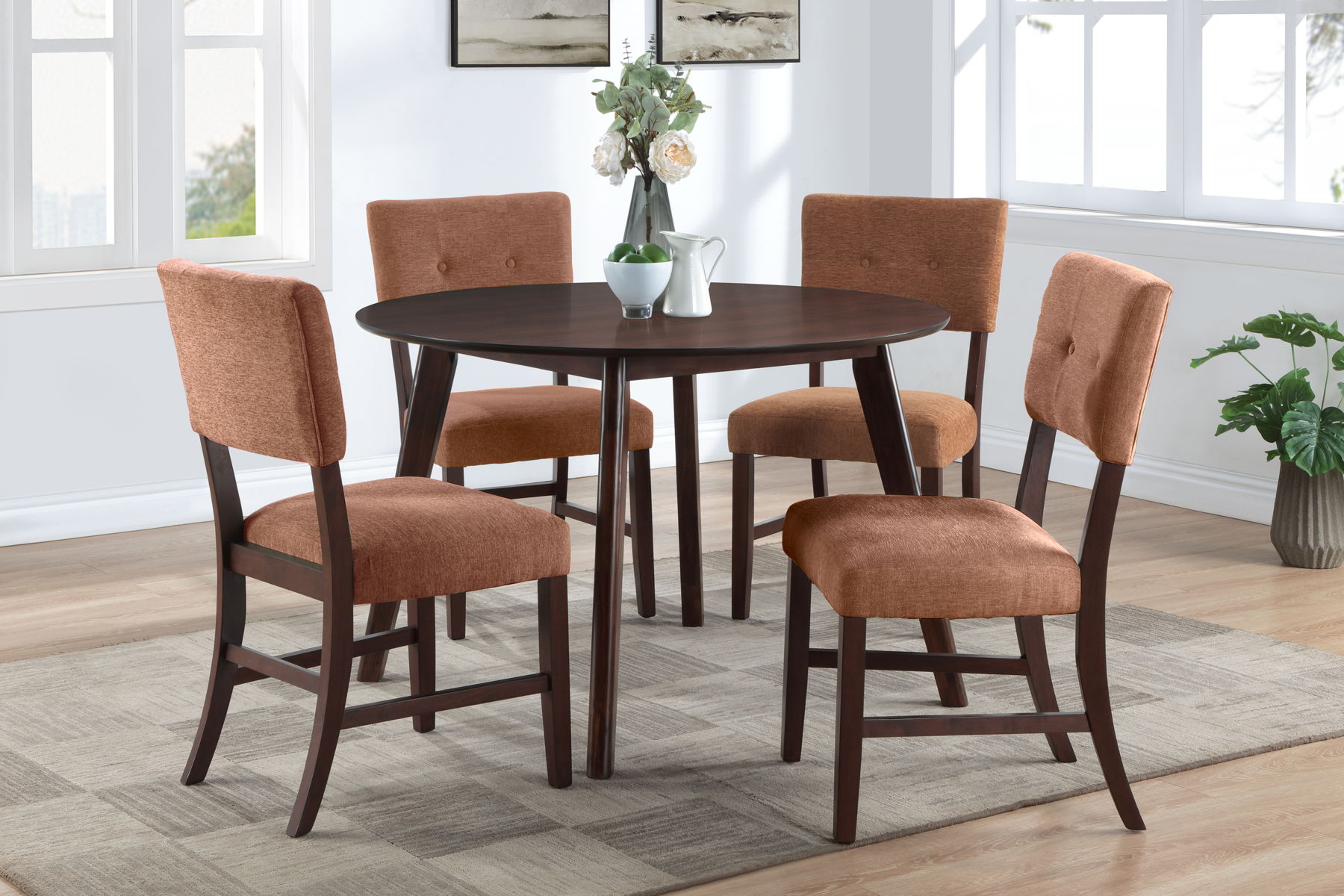 Tioga - 47" Round Dining Table Set - Image 4