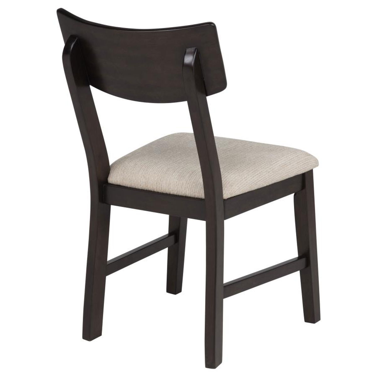 Catley - 5 Piece Round Drop Leaf Dining Table Set - Dark Coffee - Image 7