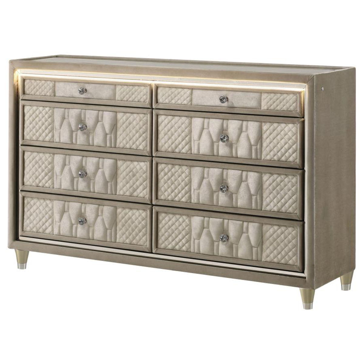 Lorient - 8-Drawer LED Bedroom Dresser Cabinet - Image 23