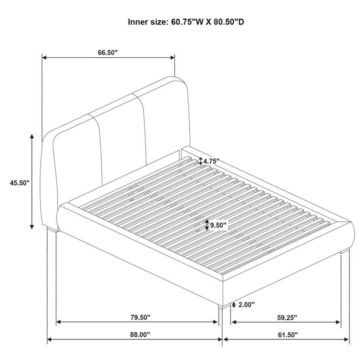 Mokena - Upholstered Platform Bed - Image 38