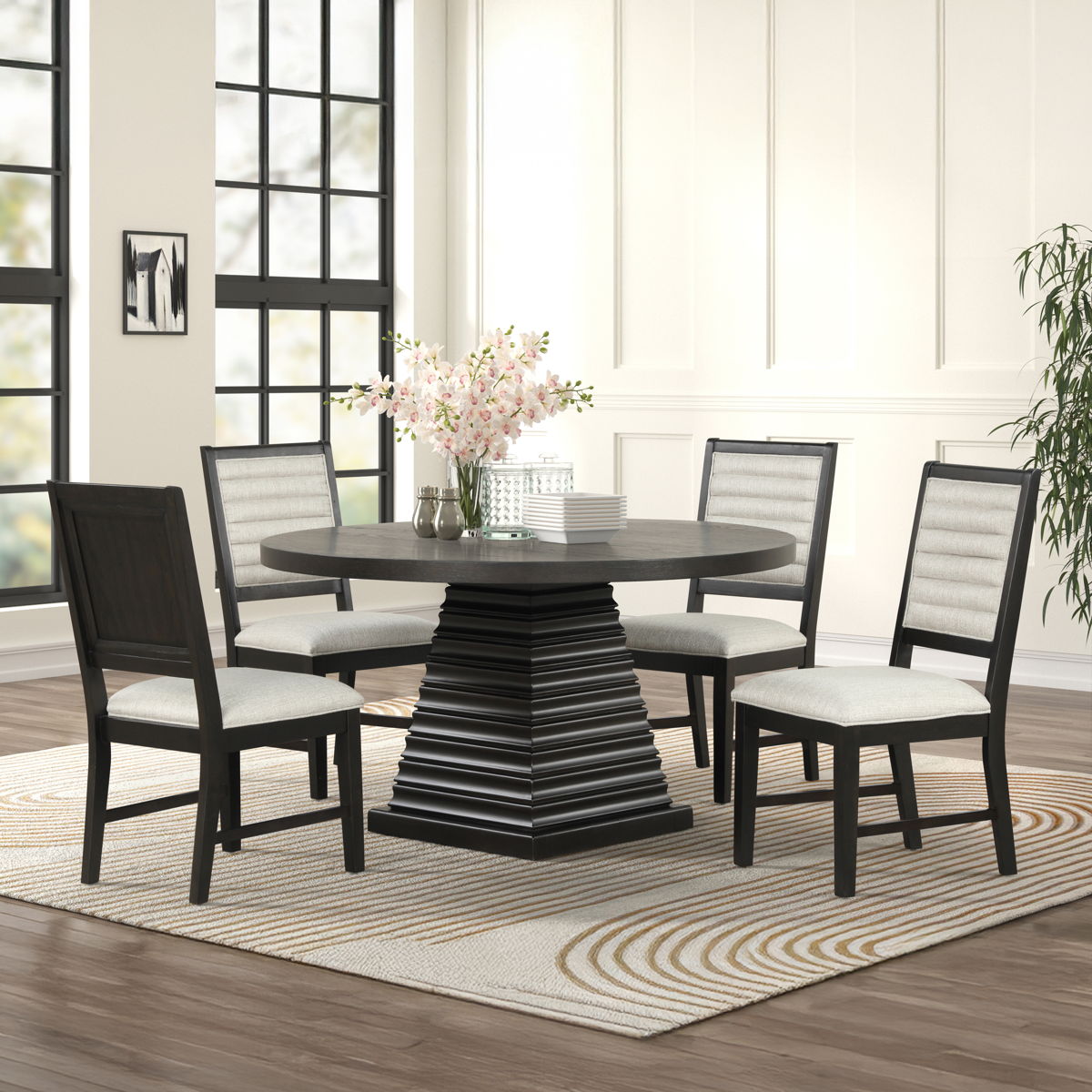 Plateau - 54" Round Dining Table Set - Image 2