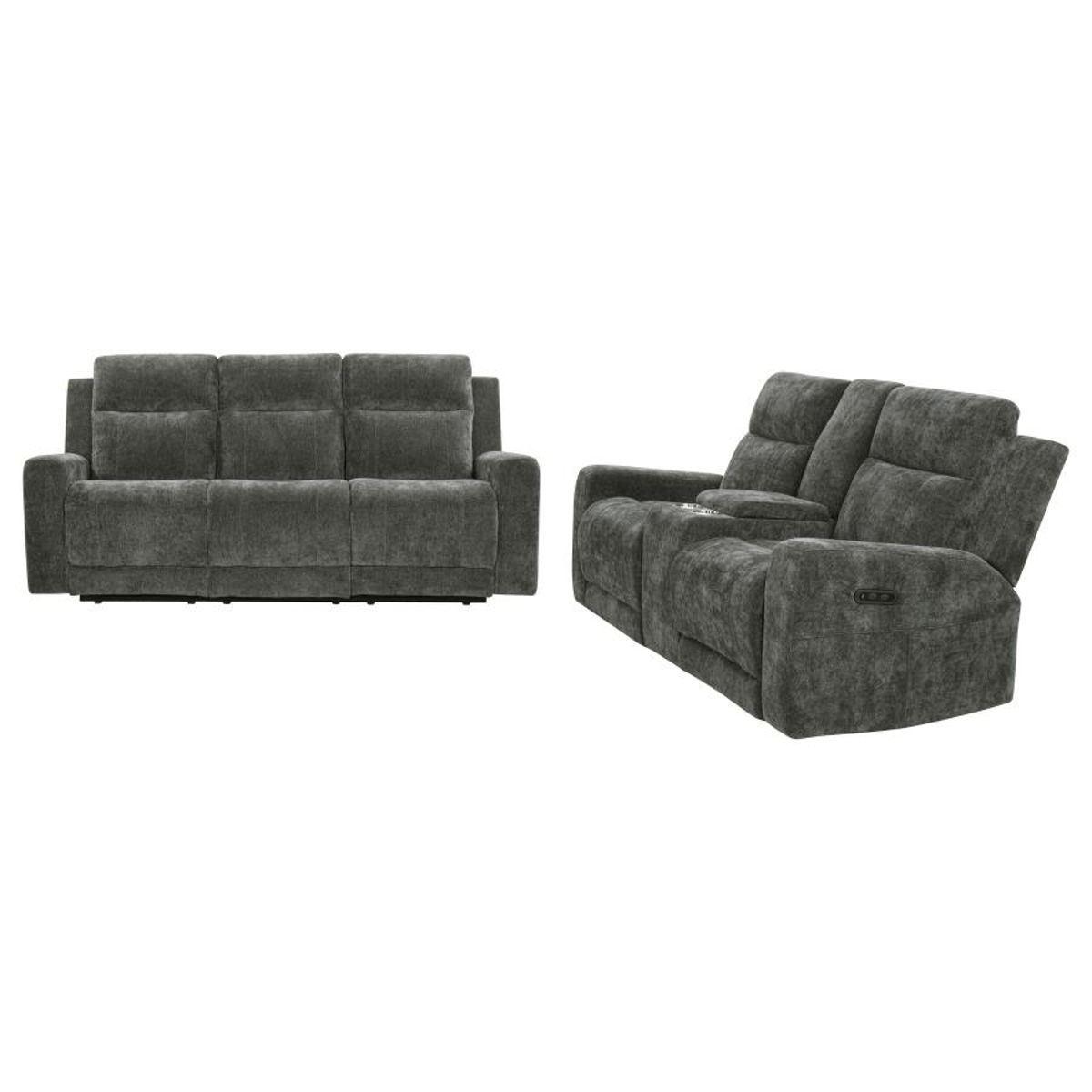 Kennett - Chenille Power Reclining Sofa Set