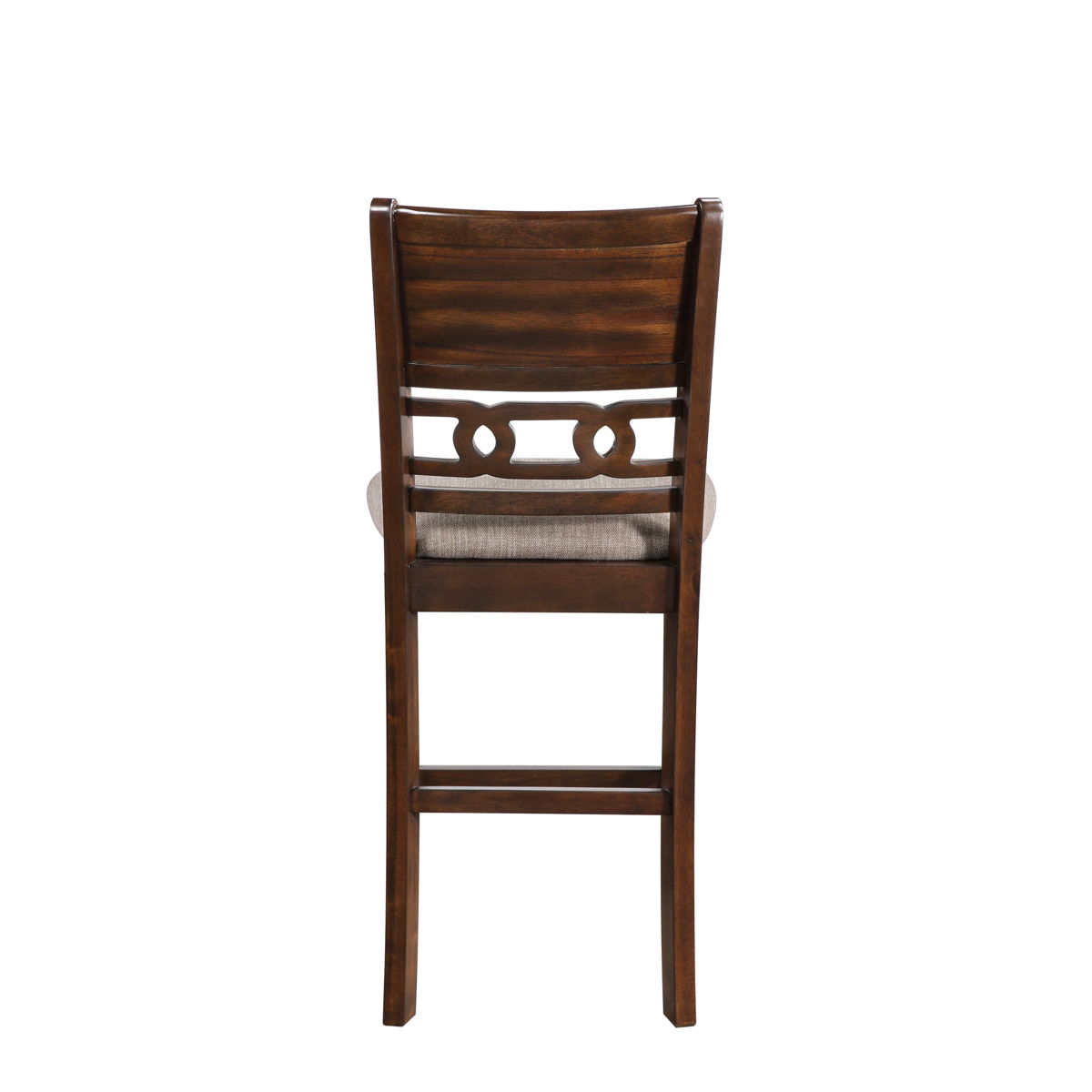 Gia - 3 Piece Dining Set (Counter Drop Leaf Table & 2 Chairs) - Cherry - Fabric - Image 5