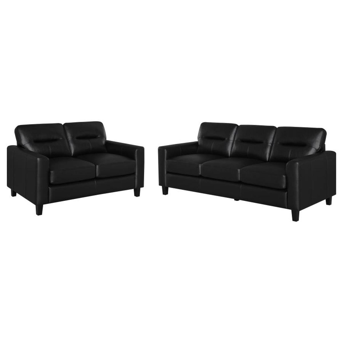 Scotland - Faux Leather Upholstered Sofa Set - Image 43