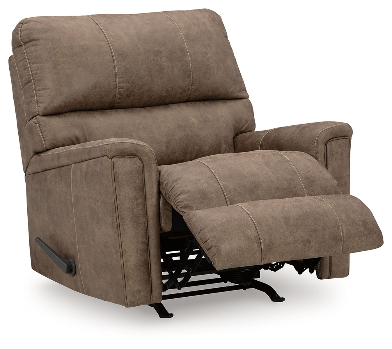 Navi - 3 Pc. - Sofa, Loveseat, Rocker Recliner - Fossil - Image 2