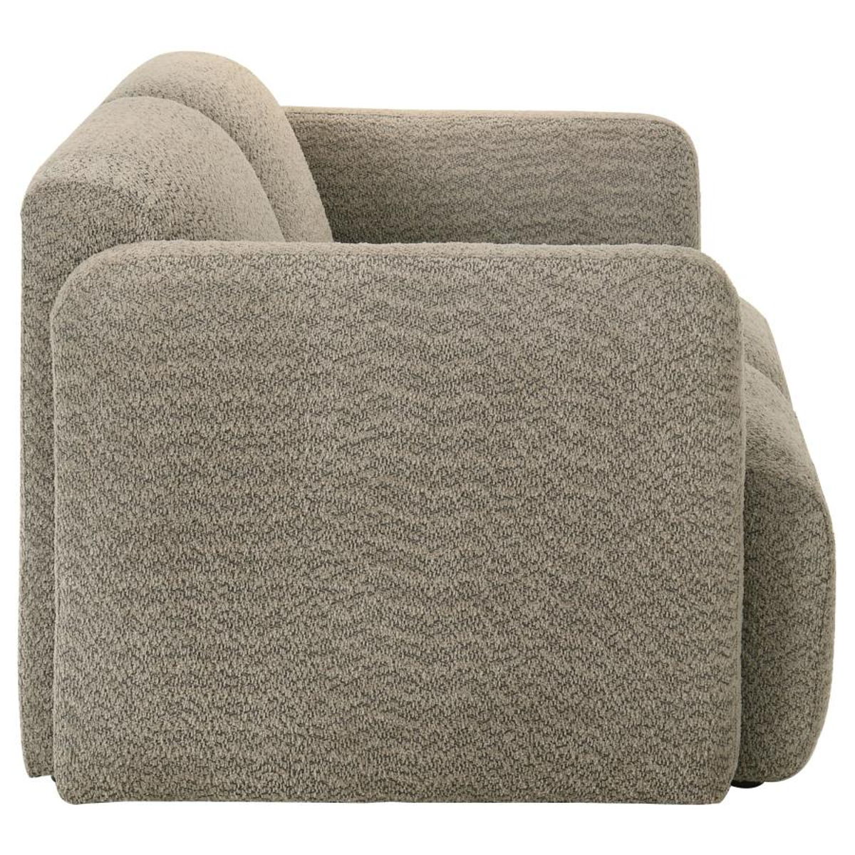 Dorset - Fabric Upholstered Round Track Arm Loveseat - Image 4