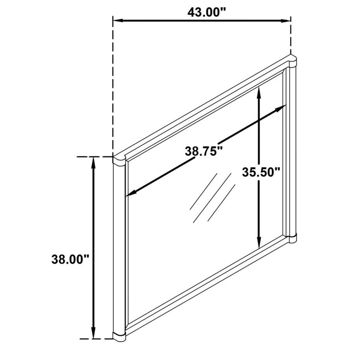 Gracemont - Dresser Mirror - White - Image 5