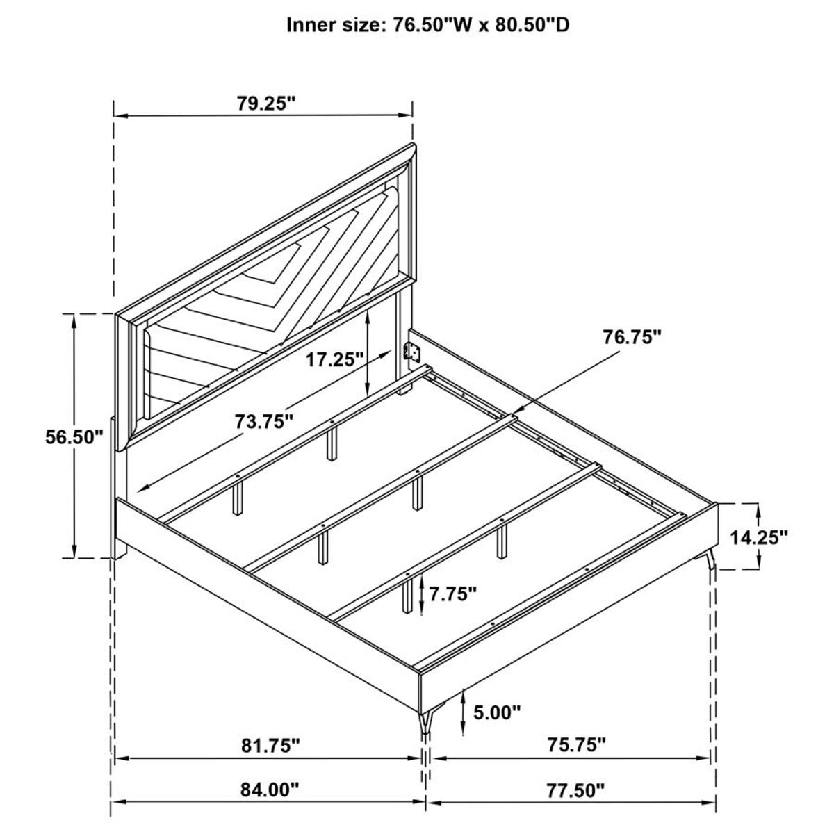 Cassia - LED Bedroom Set - Image 63