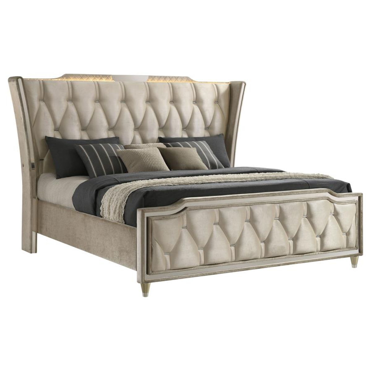Lorient - LED Upholstered Bed - Image 12