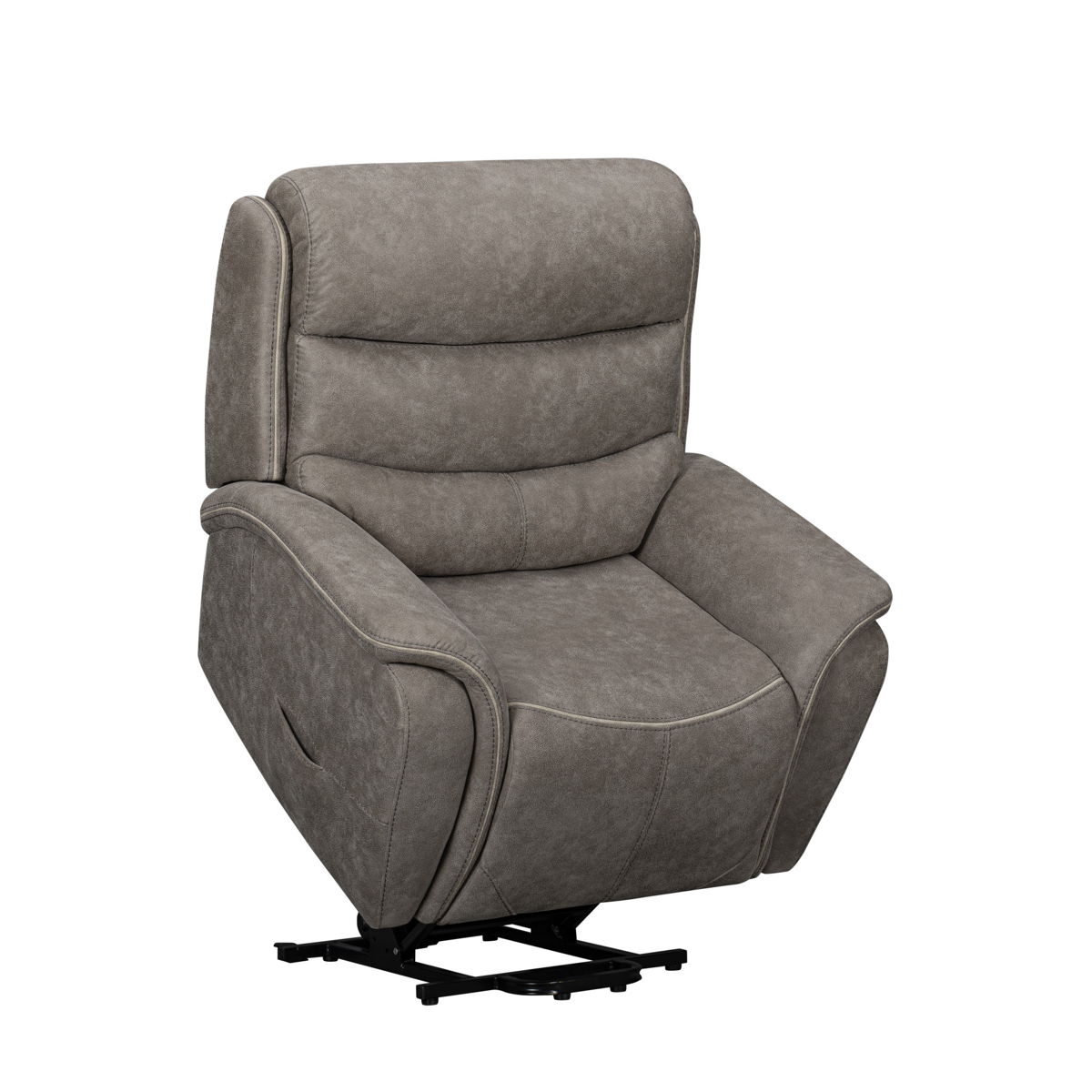 Kamari - Power Lift Recliner With Heat & Massage - Gray - Image 5