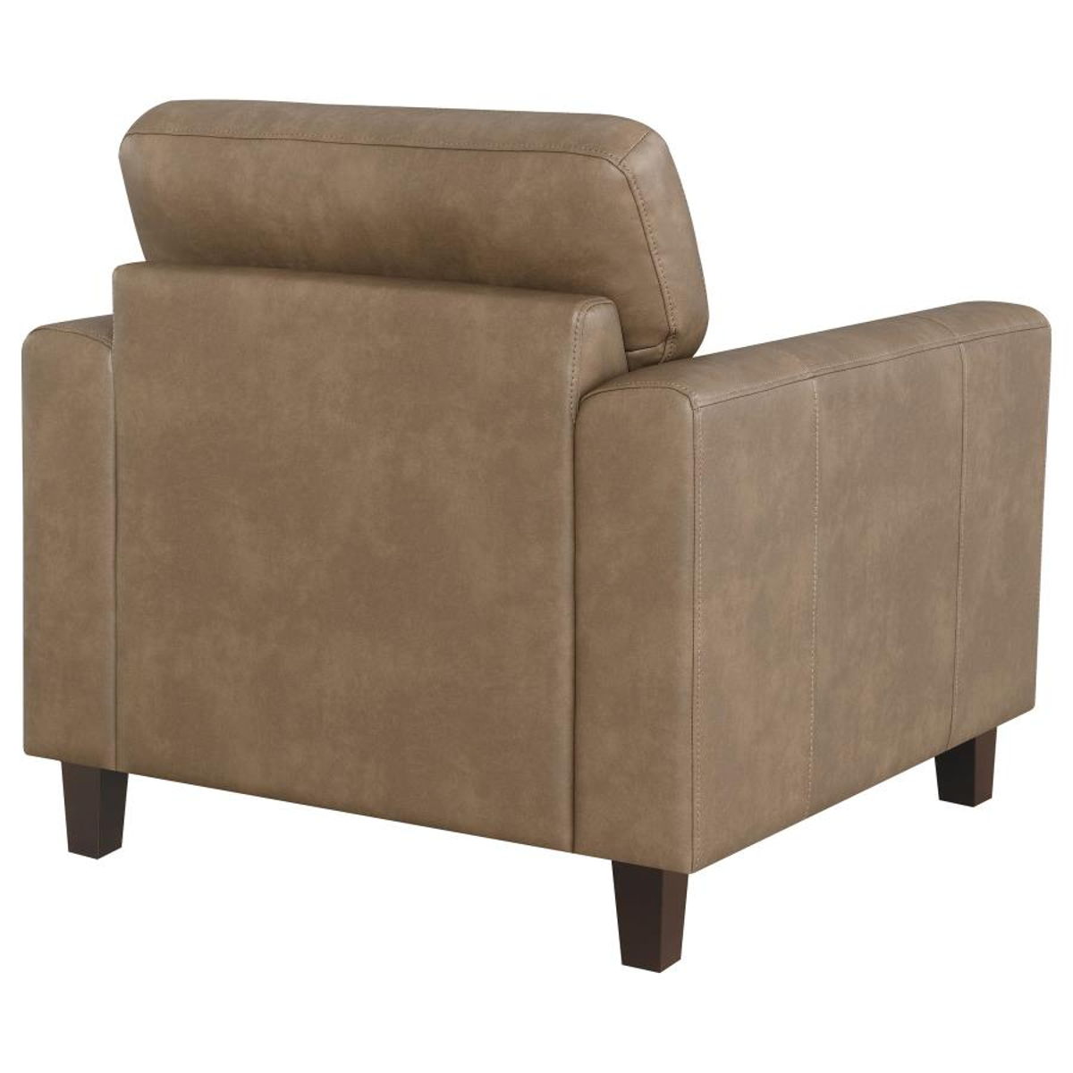 Scotland - Faux Leather Upholstered Track Arm Chair - Image 14