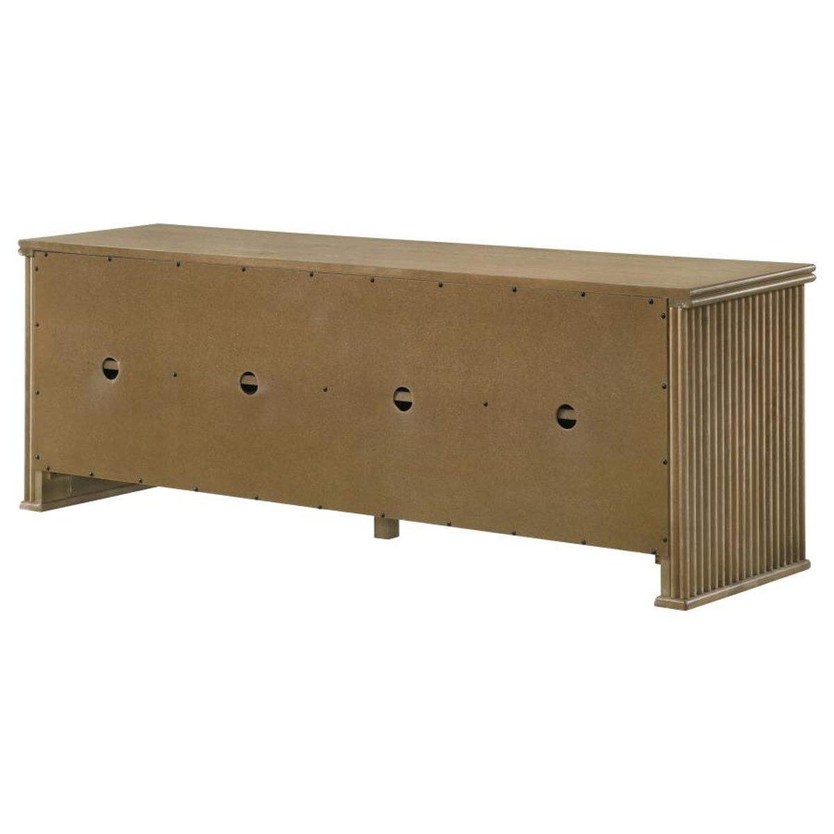 Adina - 70" TV Stand Media Console - Distressed Light Brown - Image 2