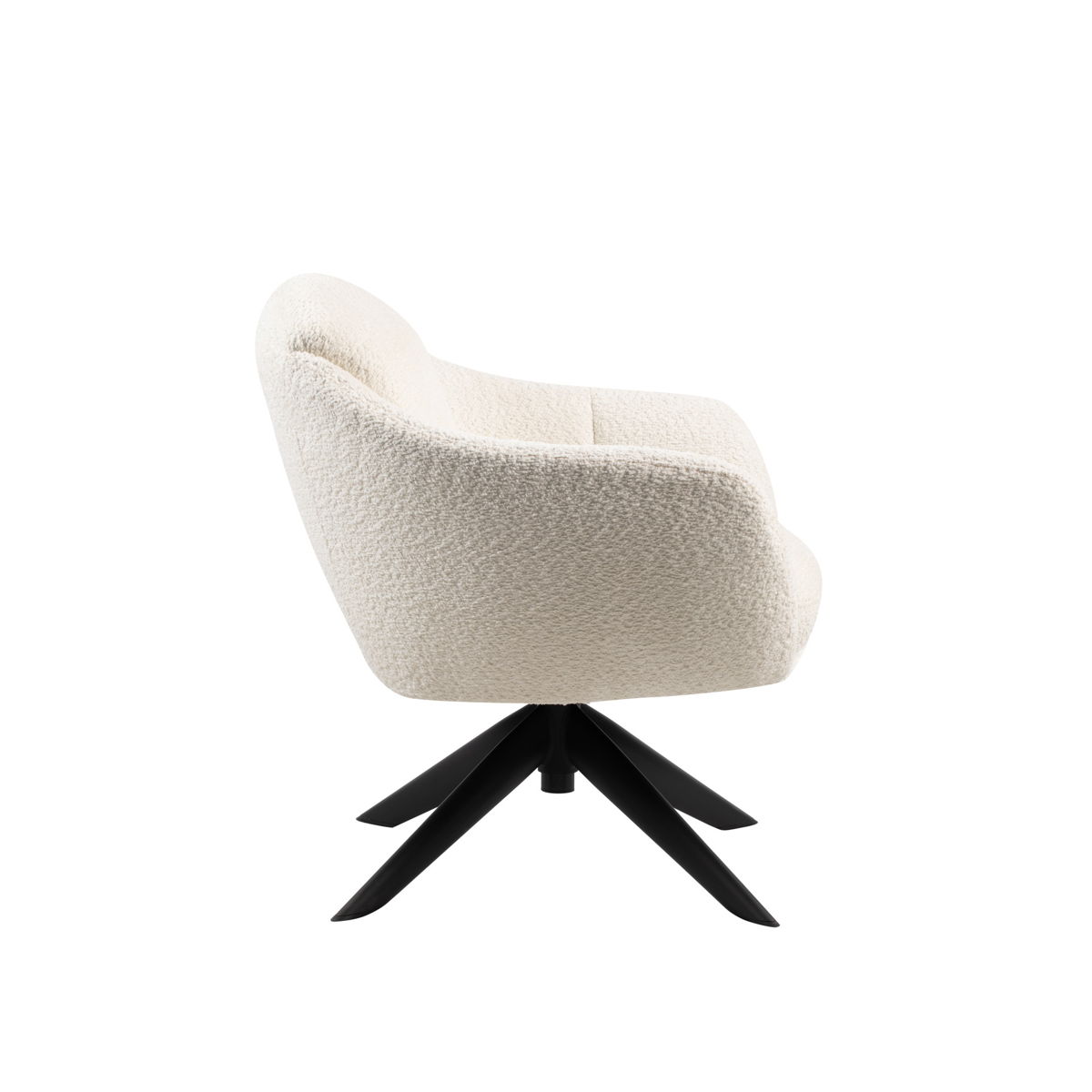 Fleming - Boucle Swivel Lounge Chair - Image 5