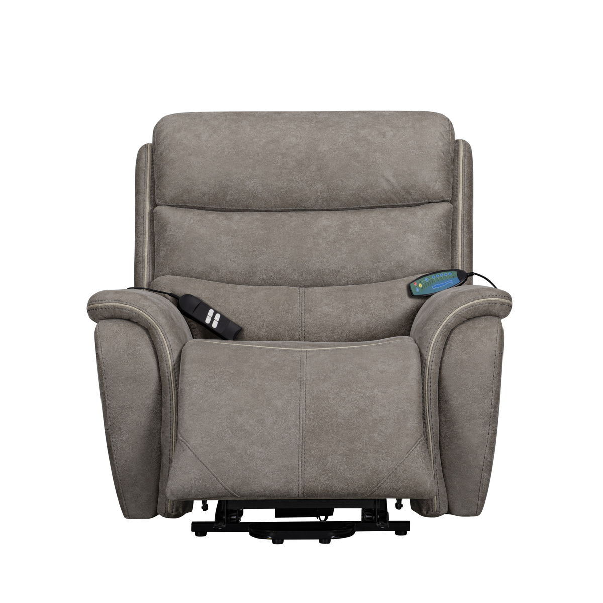 Kamari - Power Lift Recliner With Heat & Massage - Gray - Image 2