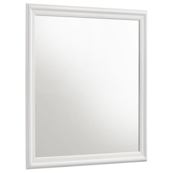 Louis Philippe - 38.25" Dresser Mirror - White
