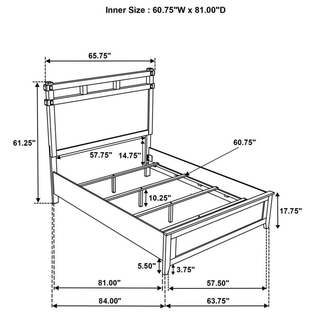 Hazlewood - Panel Bed - Image 4