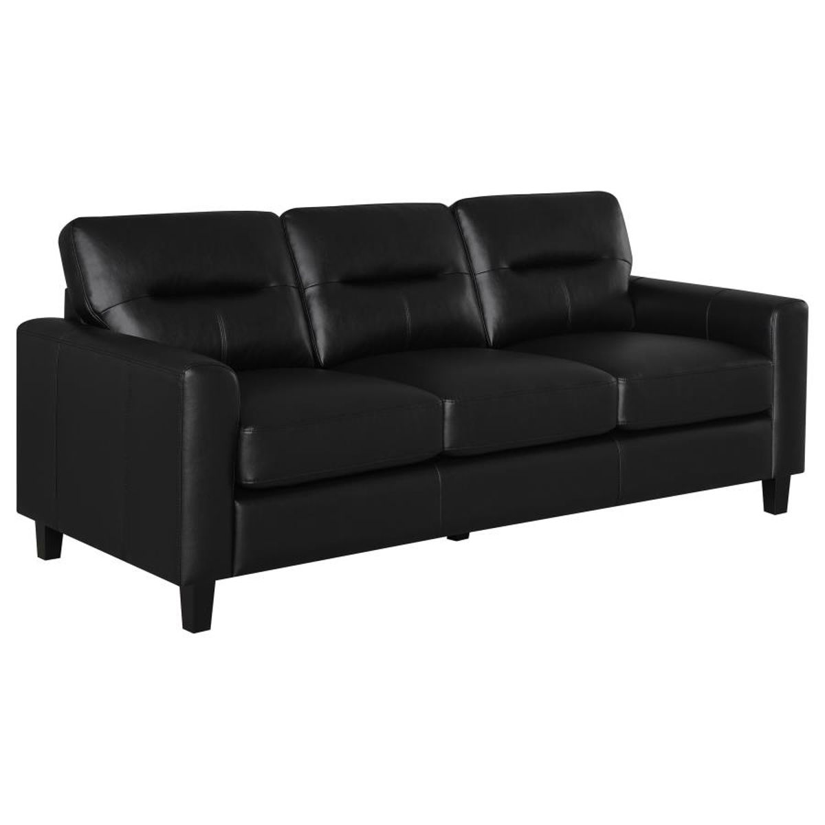 Scotland - Faux Leather Upholstered Sofa Set - Image 4