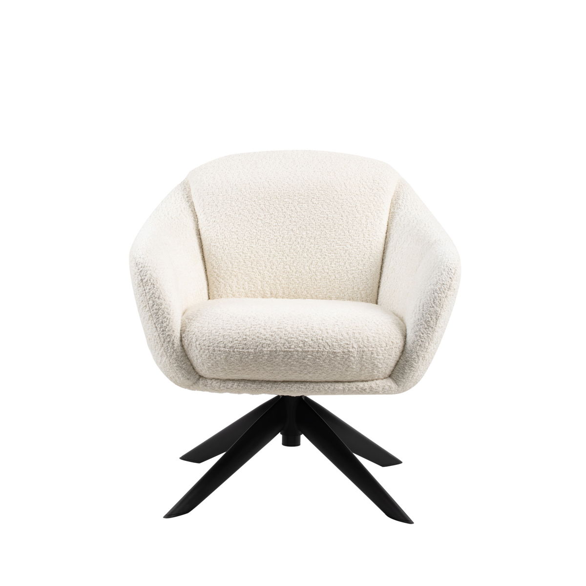 Fleming - Boucle Swivel Lounge Chair - Image 9