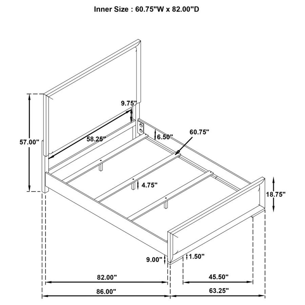 Gracemont - Panel Bed - Image 13