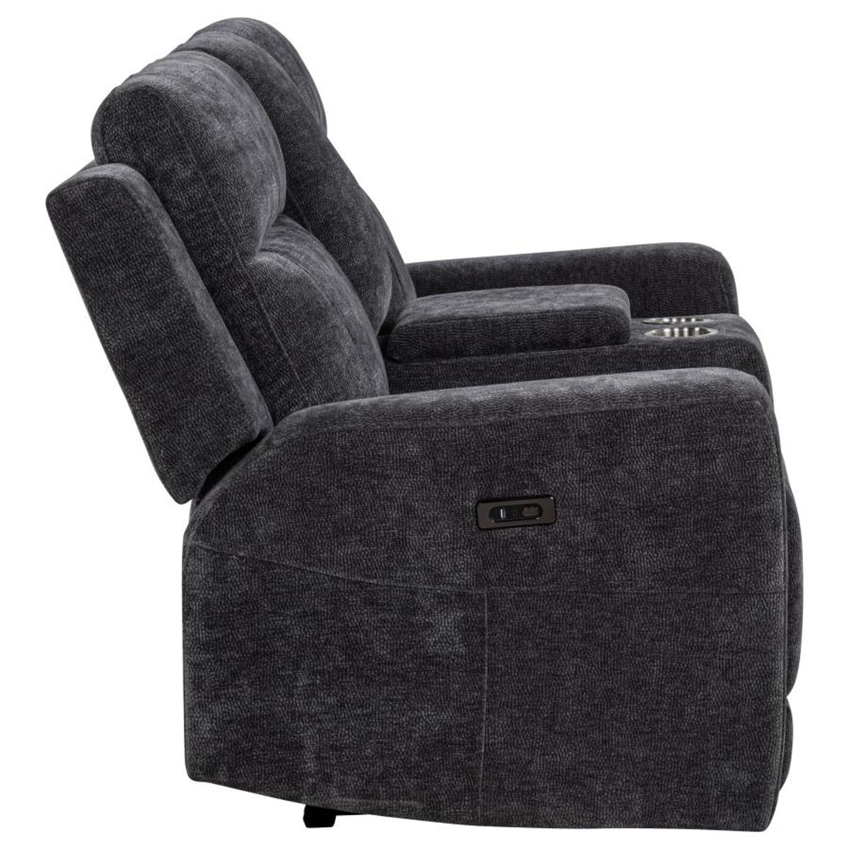 Kennett - Chenille Upholstered Power Reclining Loveseat - Image 8