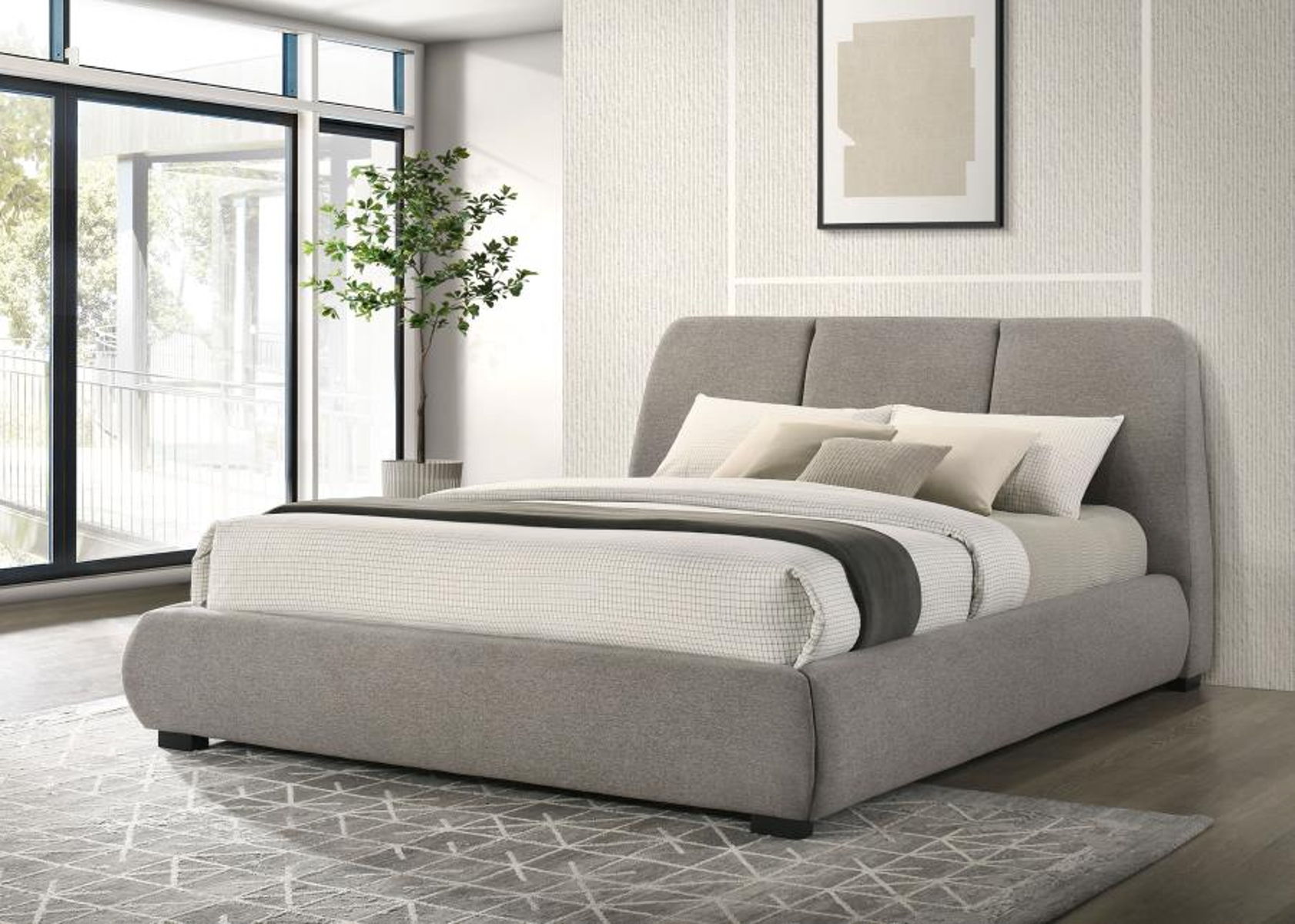 Mokena - Upholstered Platform Bed - Image 7