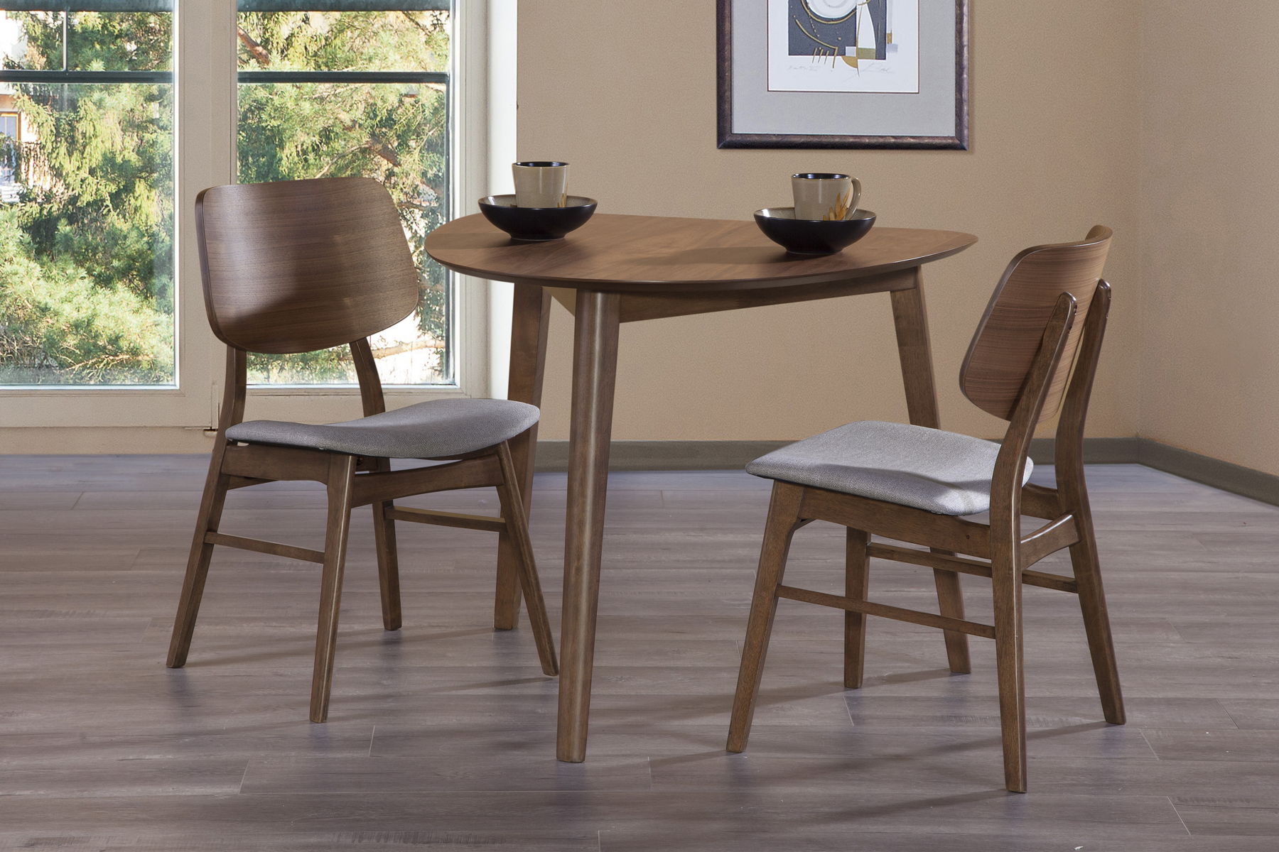 Oscar - Corner Table With 2 Cushion Chairs - Image 2