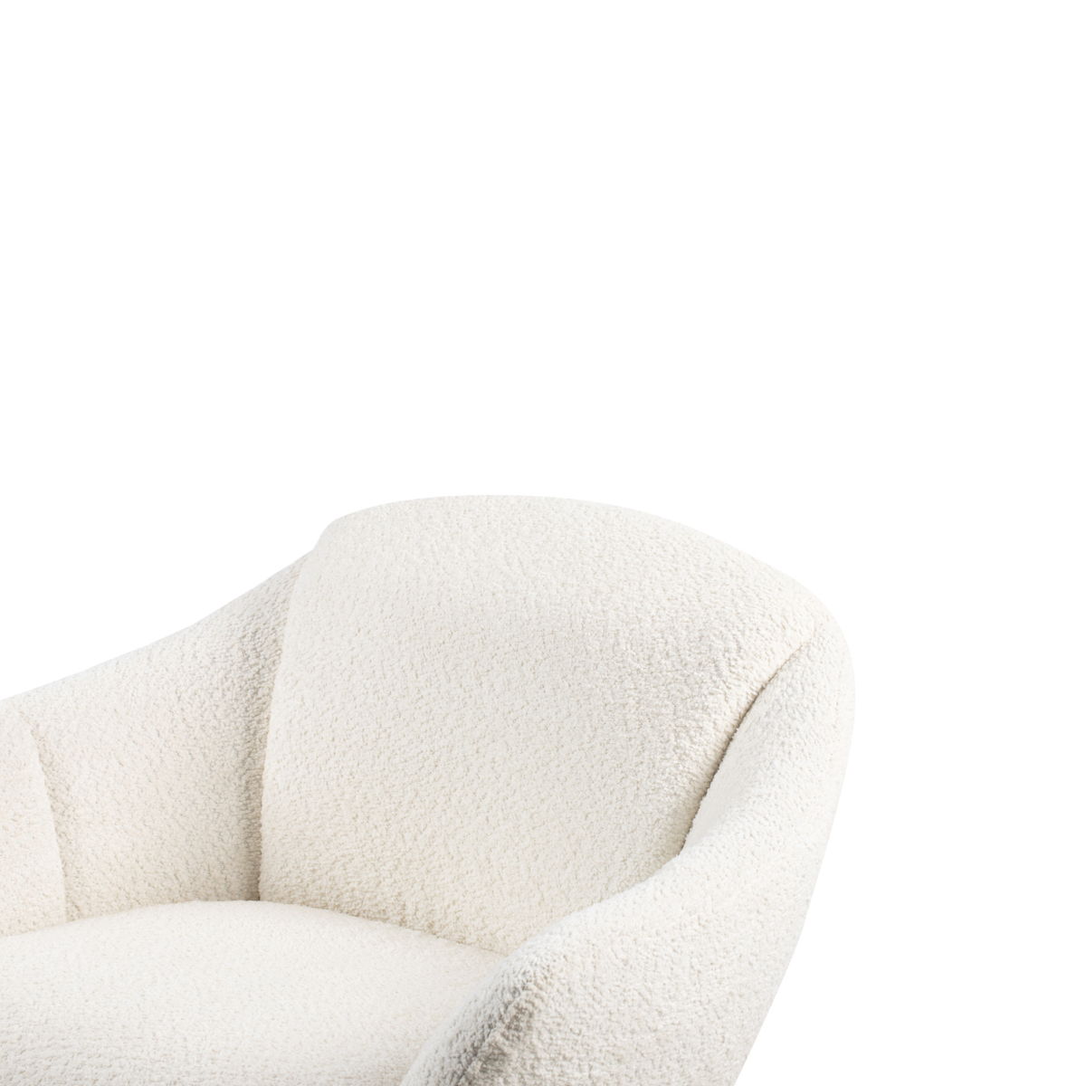 Fleming - Boucle Swivel Lounge Chair - Image 3