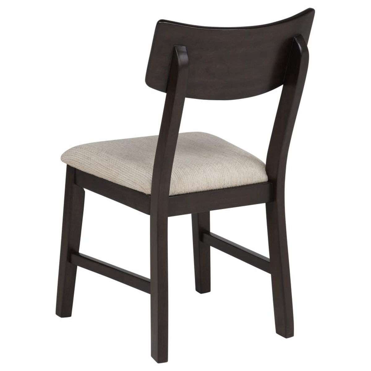 Catley - 5 Piece Round Drop Leaf Dining Table Set - Dark Coffee - Image 3