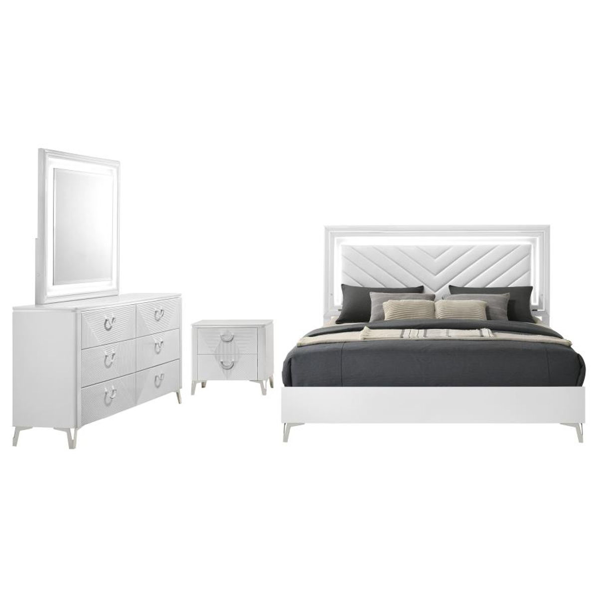 Cassia - LED Bedroom Set - Image 50