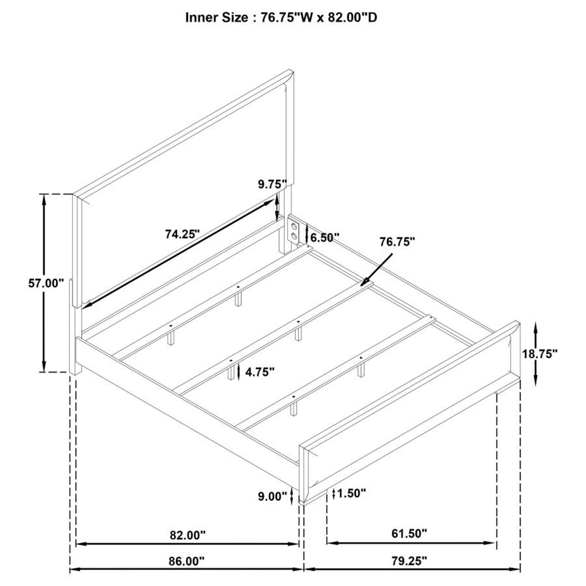 Gracemont - Panel Bed - Image 32