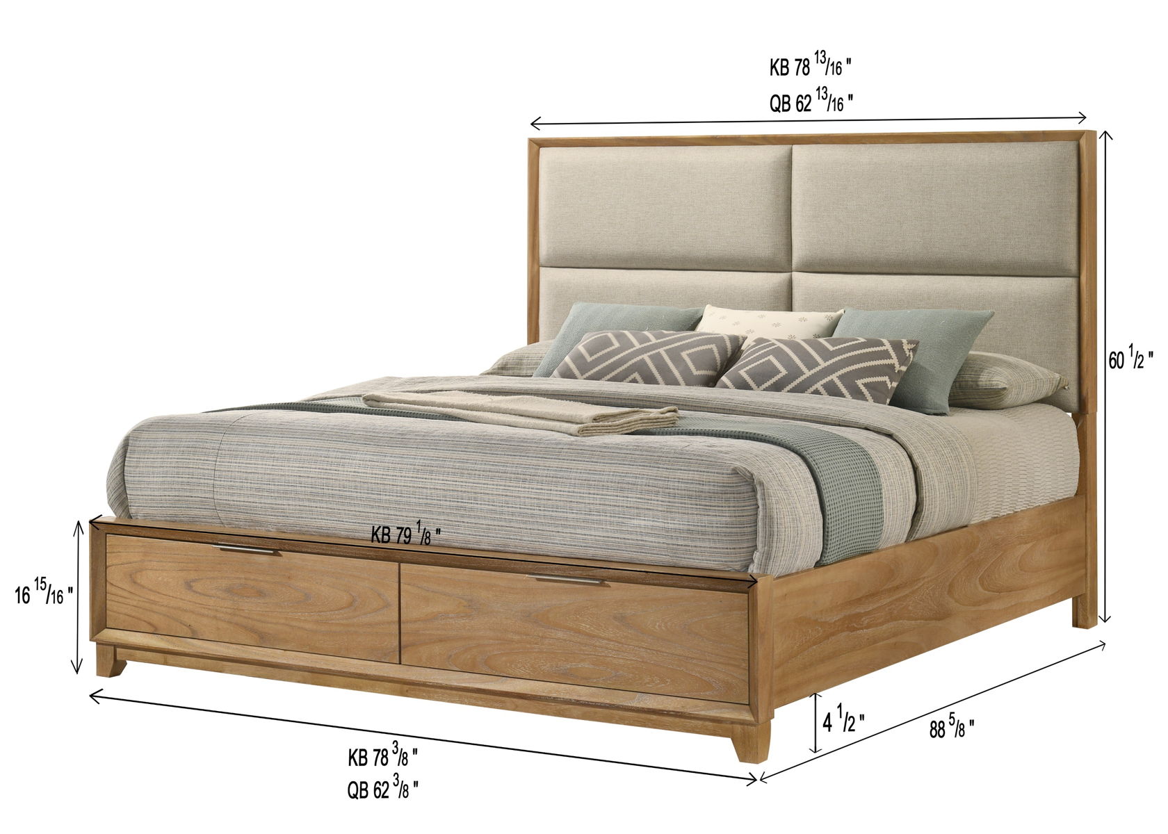 Florian - Platform Storage Bed - Image 4