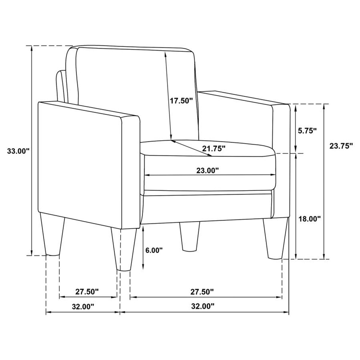 Ruth - Upholstered Track Arm Sofa Set - Image 98