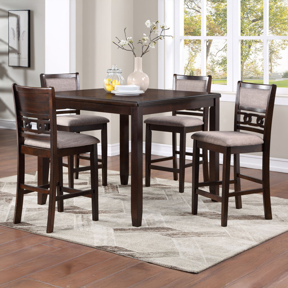 Gia - Square Counter Table Set - Image 23