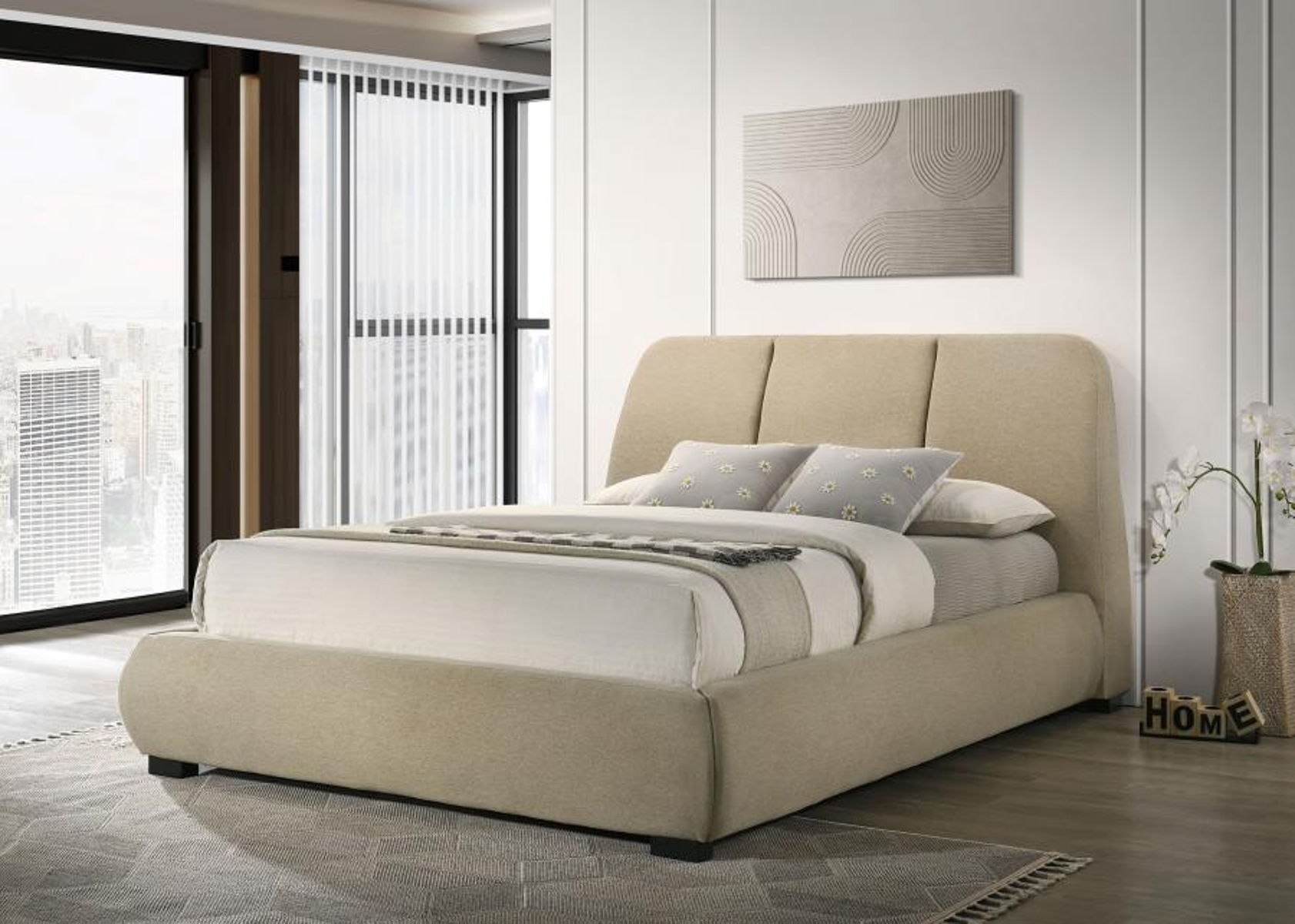 Mokena - Upholstered Platform Bed - Image 9