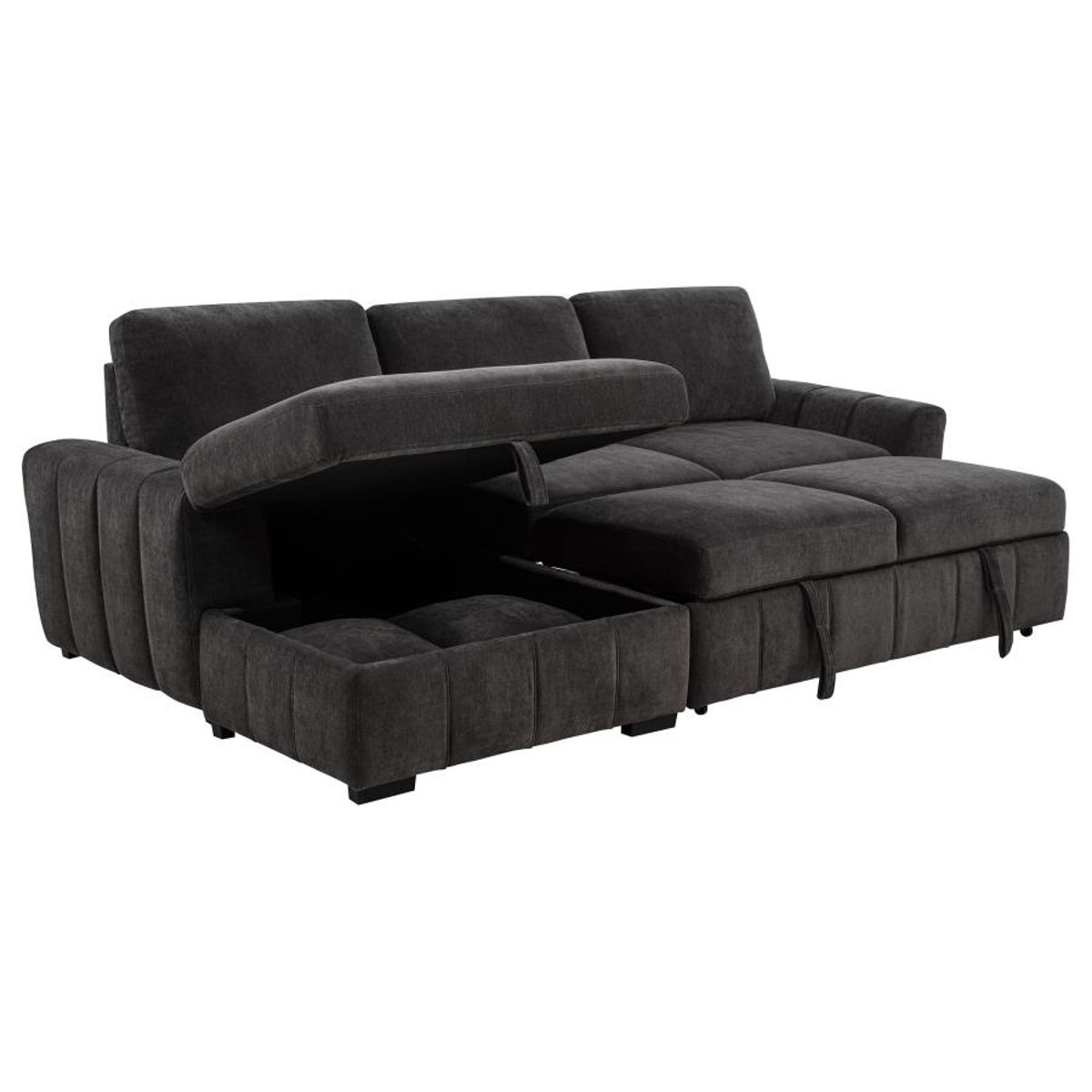 Pastrana - Upholstered Sleeper Sectional Sofa - Image 11