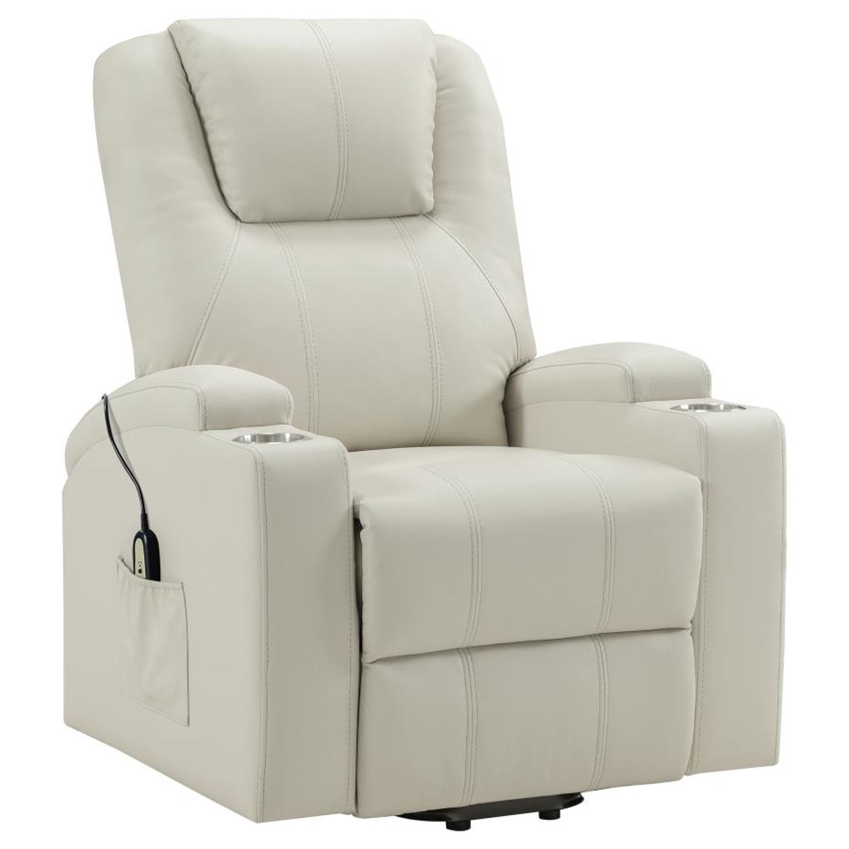 Armstrong - Upholstered Power Lift Massage Recliner - Image 56