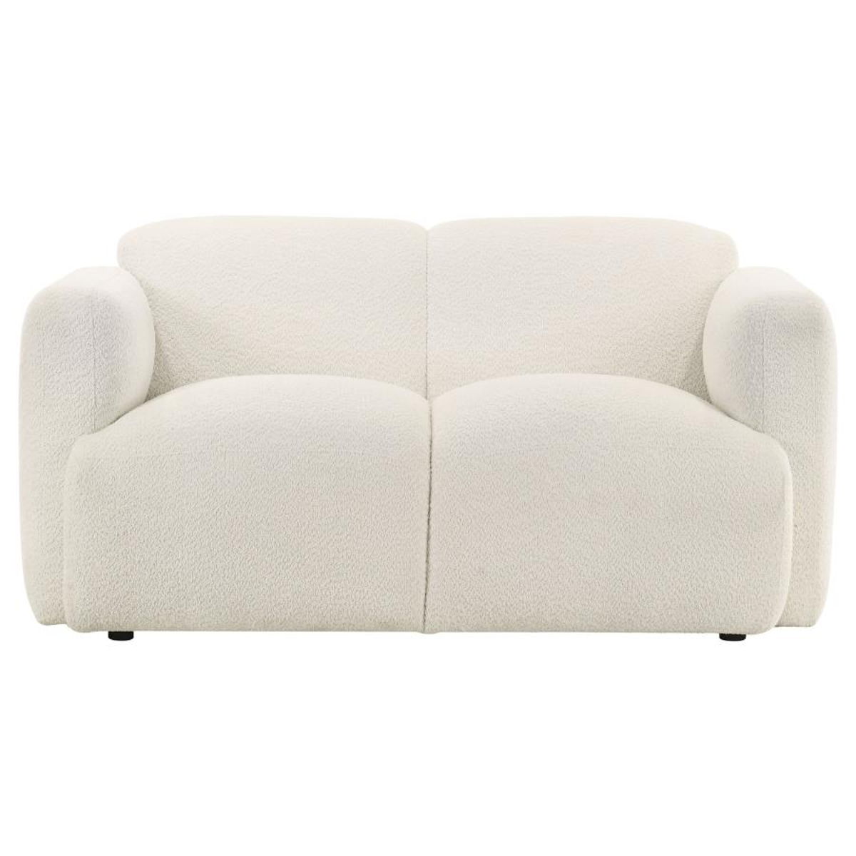 Dorset - Fabric Upholstered Round Track Arm Loveseat - Image 9