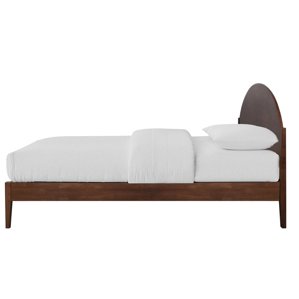 Rowland - 5/0 Queen Platform Bed Only - Walnut - Image 3