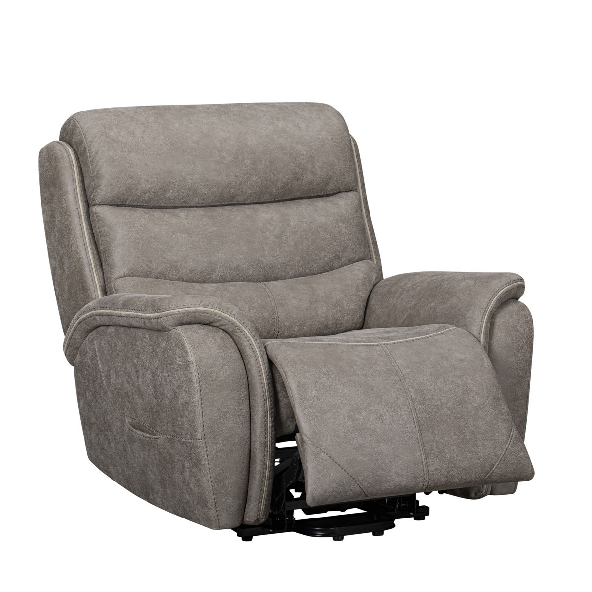 Kamari - Power Lift Recliner With Heat & Massage - Gray - Image 4