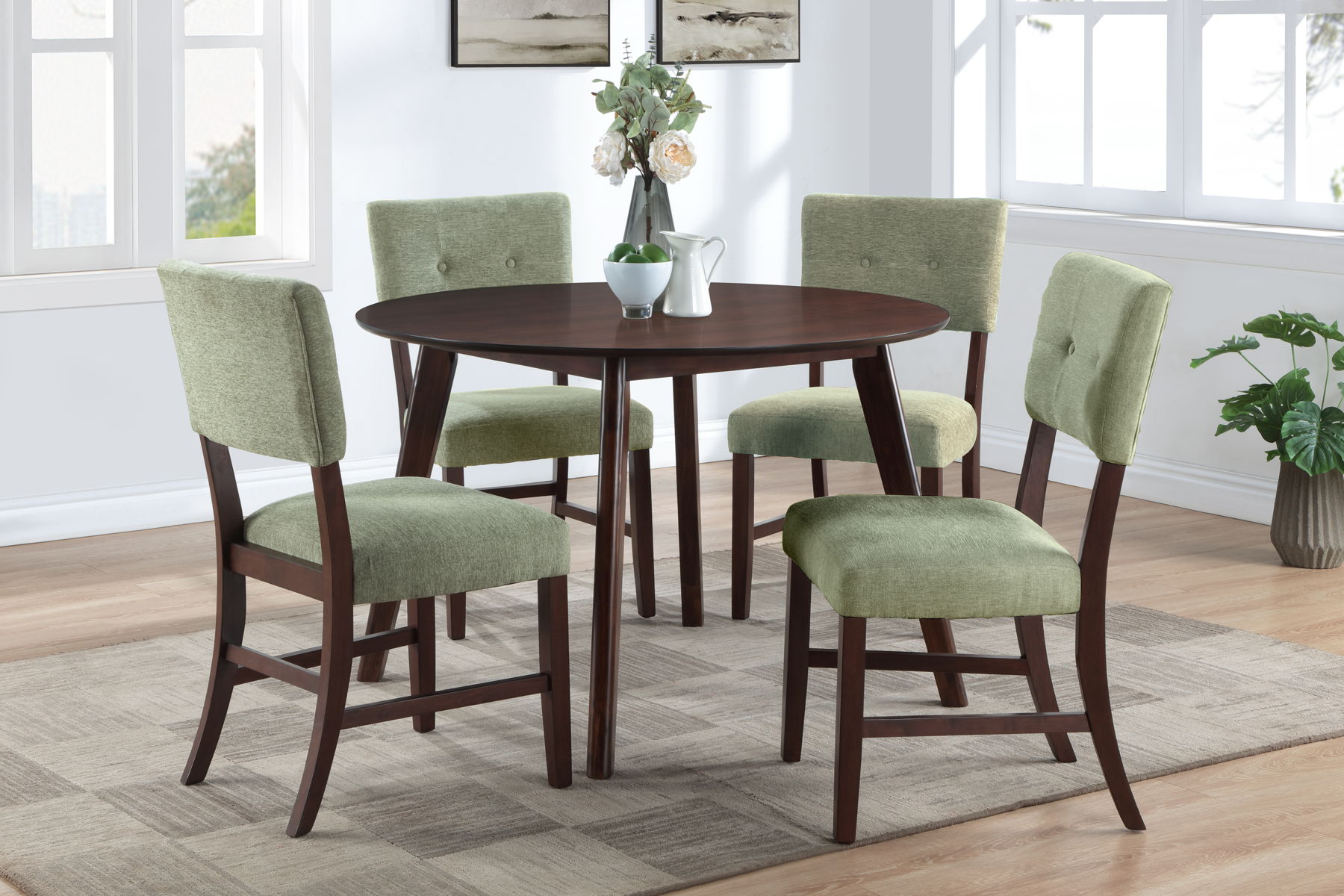 Tioga - 47" Round Dining Table Set - Image 3