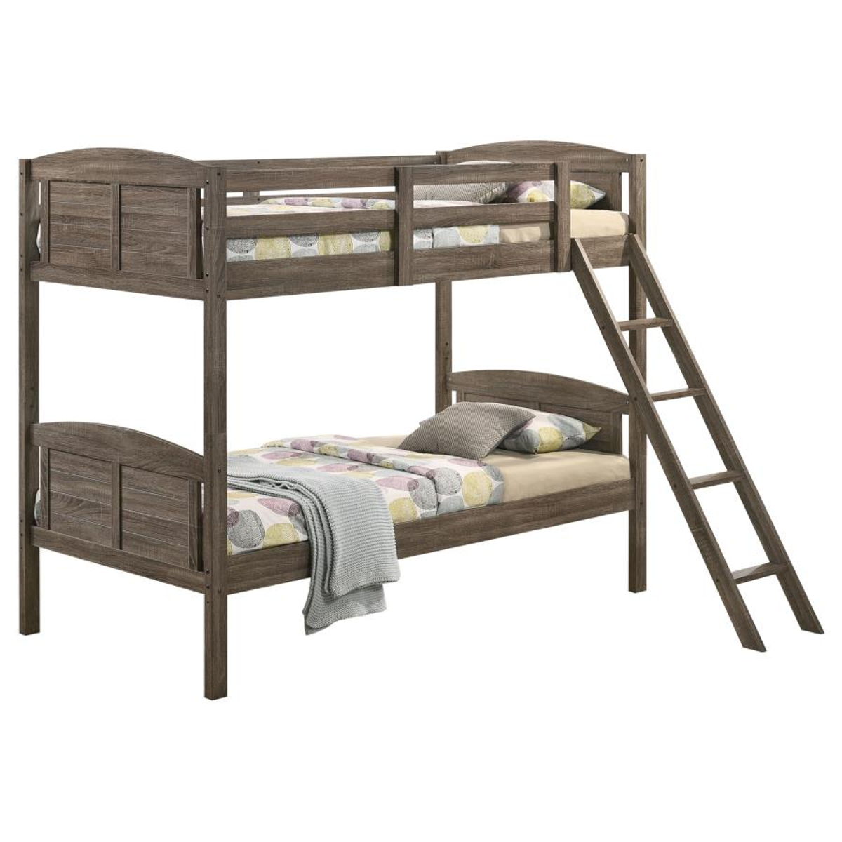 Flynn - Wood Bunk Bed With Mattress - Image 3