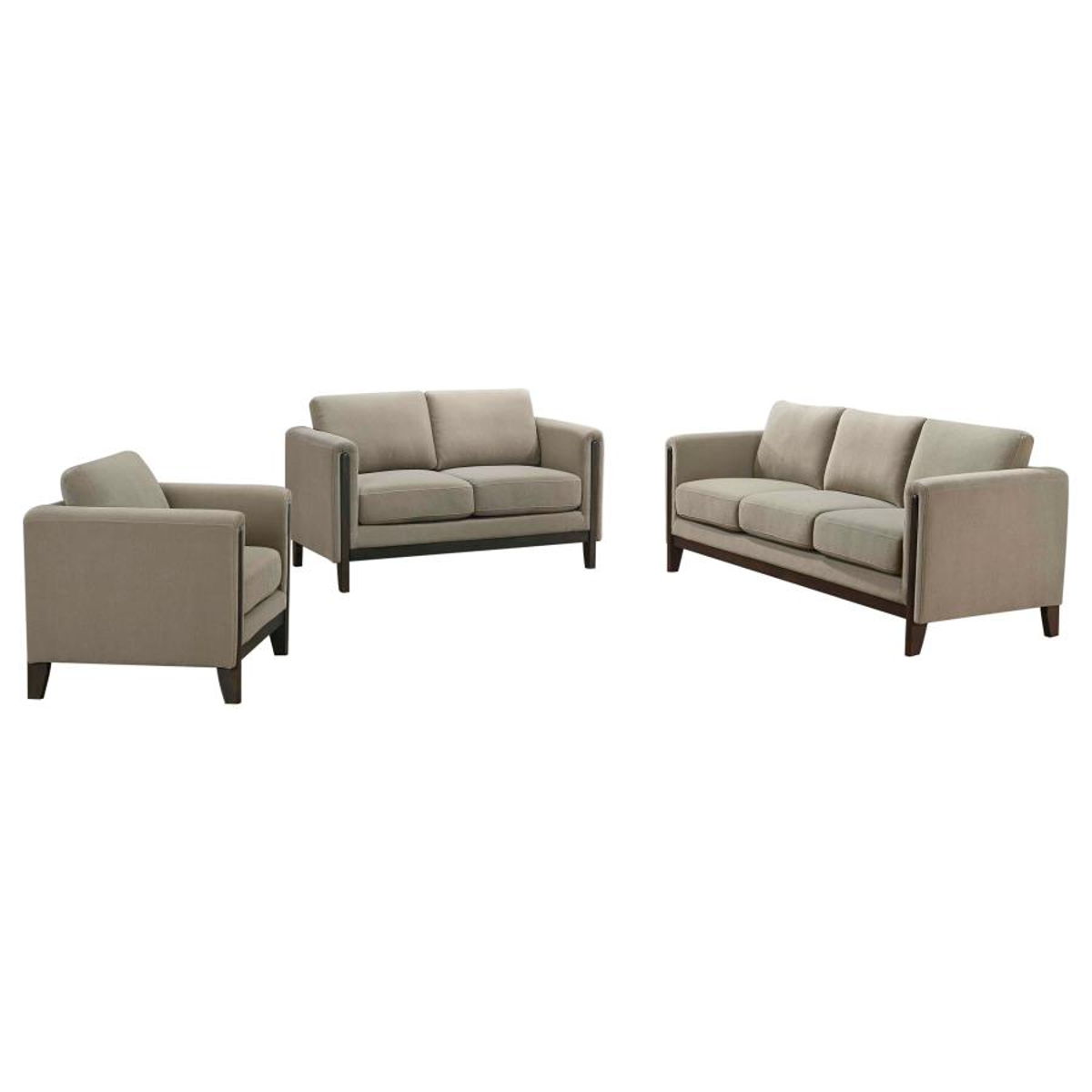 Islington - Upholstered Panel Arm Sofa Set - Image 15