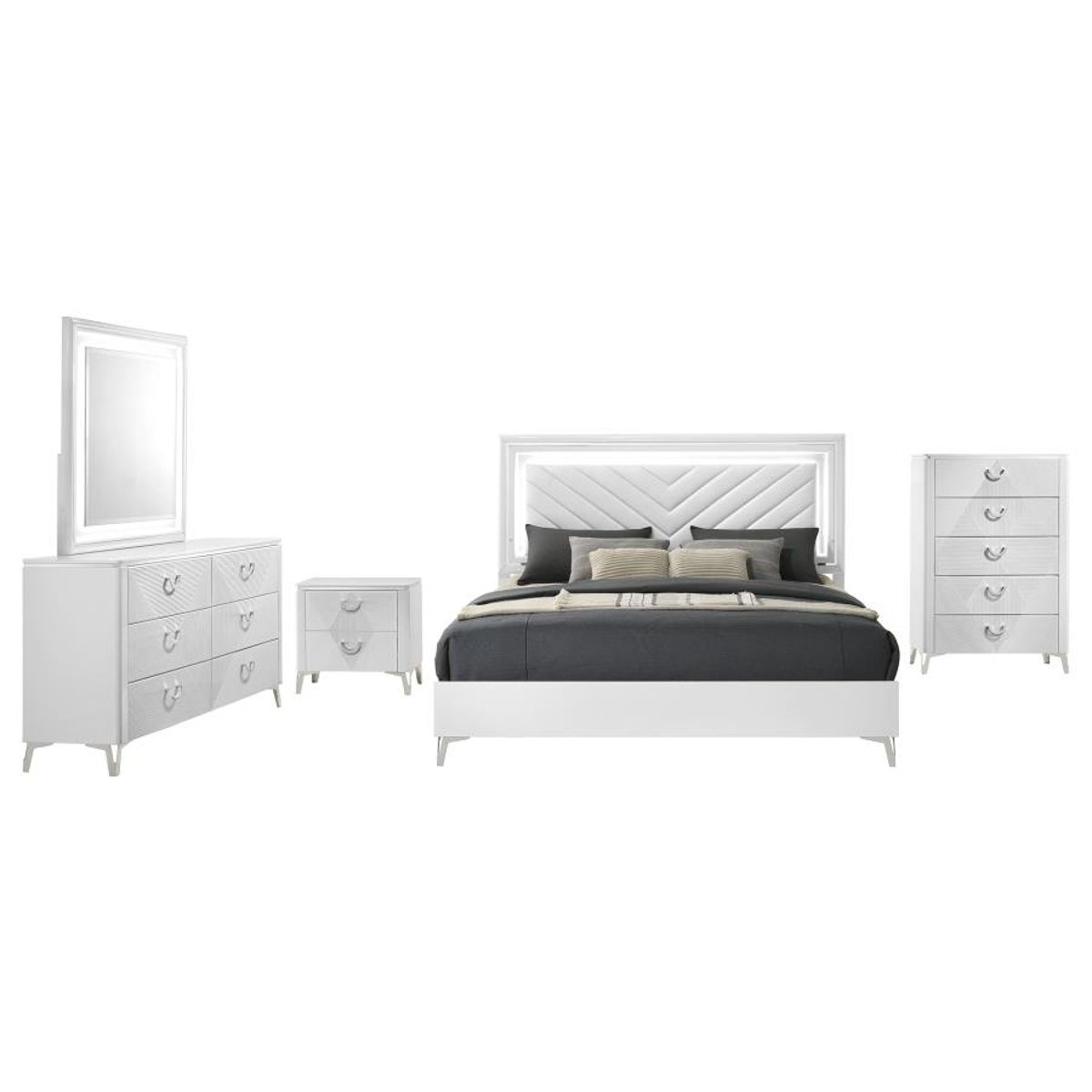 Cassia - LED Bedroom Set - Image 12